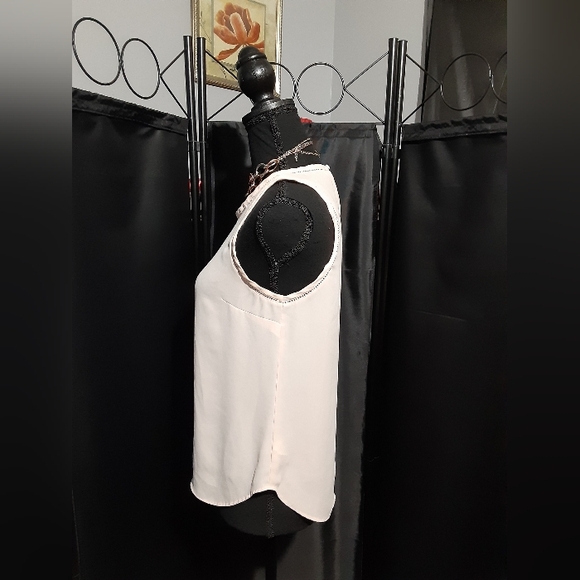 J. Crew Pink Tank Top Eyelit Design Women's Size 2P Business Casual Office - Picture 5 of 8